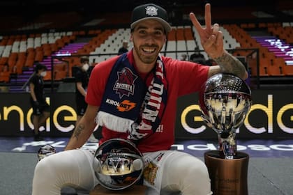 Luca Vildoza, el base argentino, se quedó con el título MVP de la final y definió el partido para el título a Baskonia
