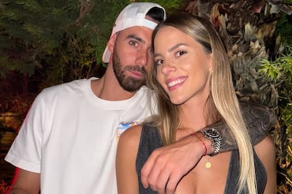 Luca Vildoza y su mujer, la voleibolista serbia Milica Tasic