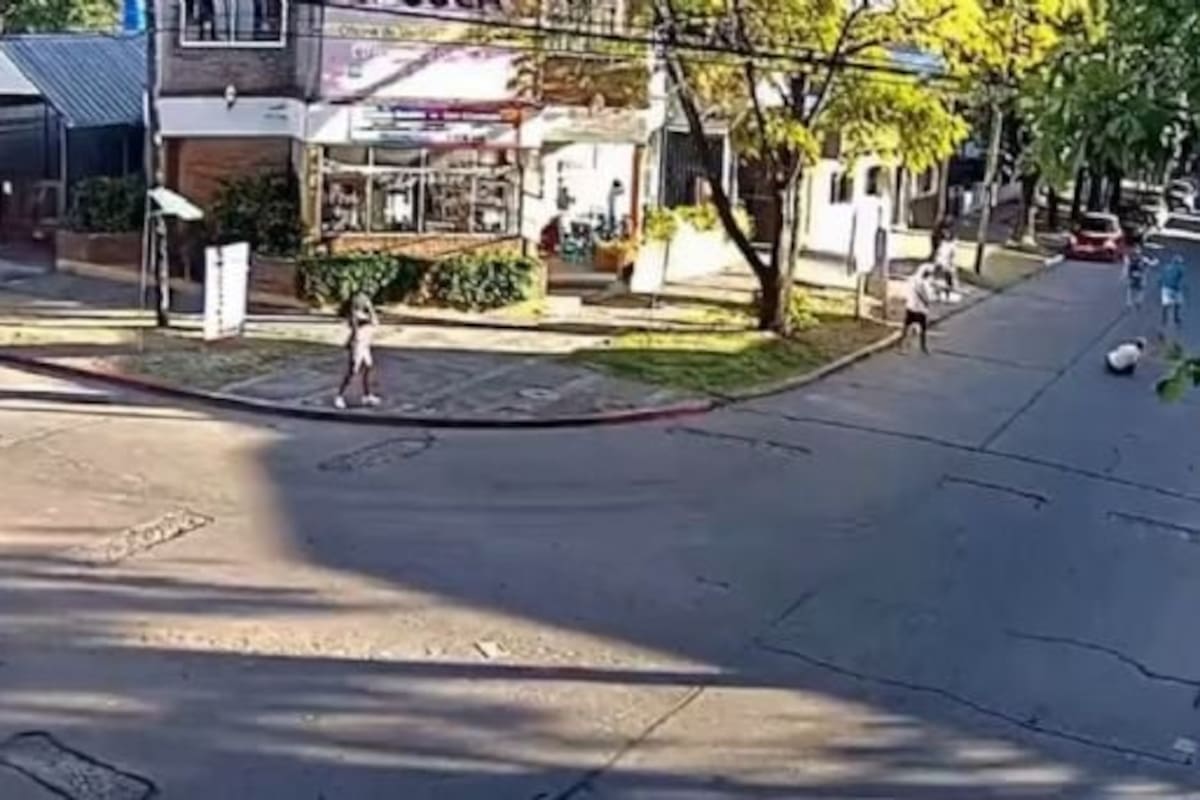 Lucas Aguilar cayó mortalmente herido en Asconapé y Alem, en Moreno