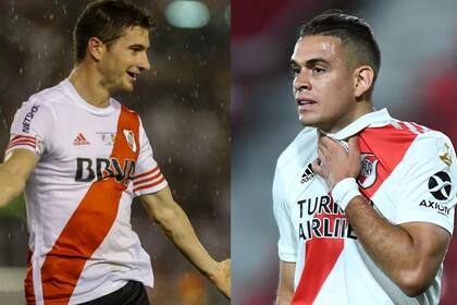 Lucas Alario y Rafael Santos Borré compartieron el plantel de River en un lapso breve pero muy positivo.