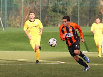Lucas Batistuta, cuando jugaba en la quinta división del fútbol italiano