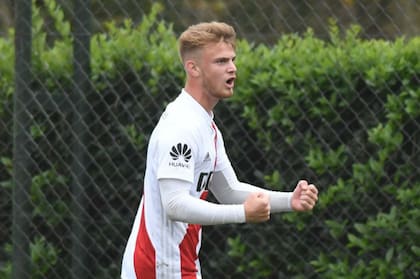 Lucas Beltrán, uno de los cuatro juveniles que tendrá su primera pretemporada
