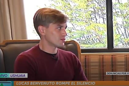 Lucas Benvenuto rompió el silencio en A la tarde