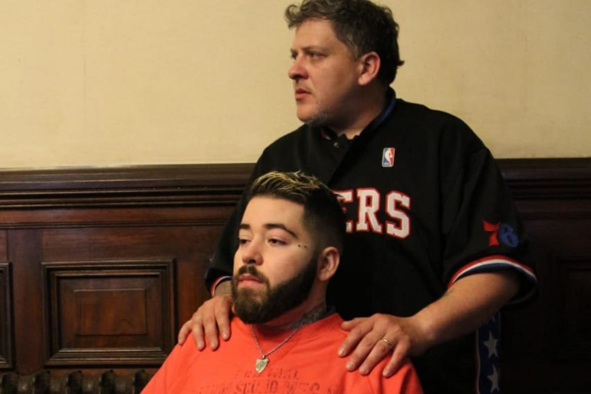 Lucas Cabello, ayer, en el tribunal