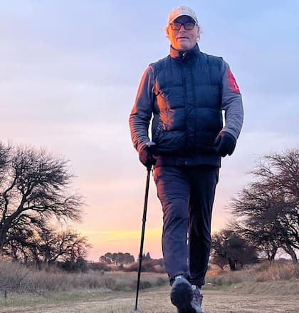 Lucas decidió hacer el Camino de Santiago.