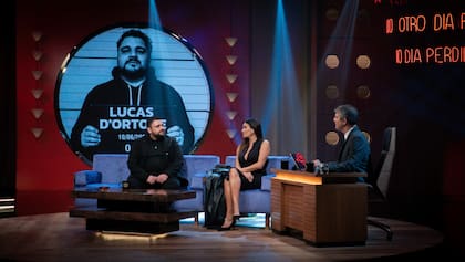 Lucas Dortone asistió como invitado al programa televisivo de Mario Pergolini