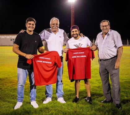Lucas, el día de su presentación como técnico del club
