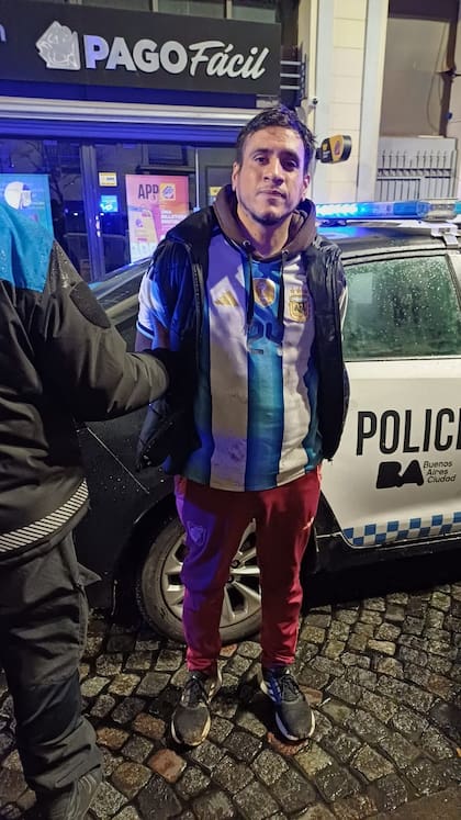 Lucas Emanuel Suárez, de 33 años, uno de los detenidos durante los incidentes frente al Congreso