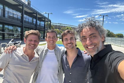 Lucas Gamarnik, Juan Cruz Forgioni, Pablo Kruls y Maximiliano Abrutsky, los creadores de Motivia