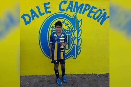 Lucas Giovani Vega Caballero, de 13 años, futbolista de las inferiores de Rosario Central asesinado por sicarios
