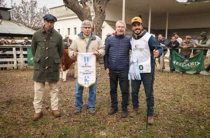 Lucas Lagrange, Alejandro de la Tour, Jorge Collinet y Juan Fernández Bitral