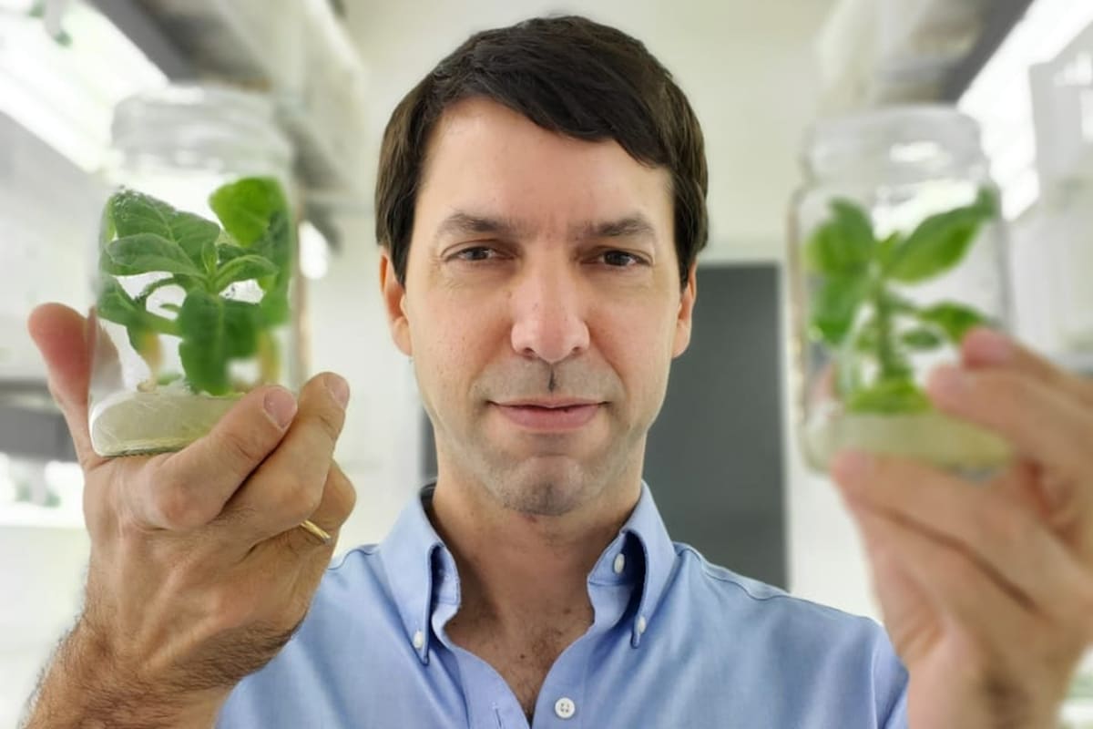 Lucas Lieber, fundador de la empresa rosarina Bioheuris