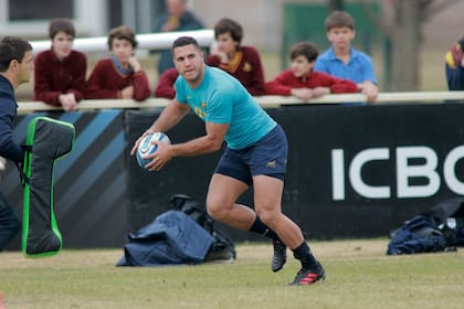 Lucas Mensa es el único integrante del plantel argentino en Japón que no jugó al rugby a nivel profesional