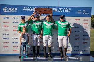 Ganó un abierto con Poroto Cambiaso y quiere igualar a su papá multicampeón