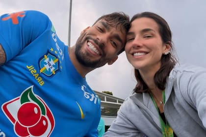 Lucas Paquetá y Maria Eduarda Fournier están juntos desde 2017 y formaron una familia