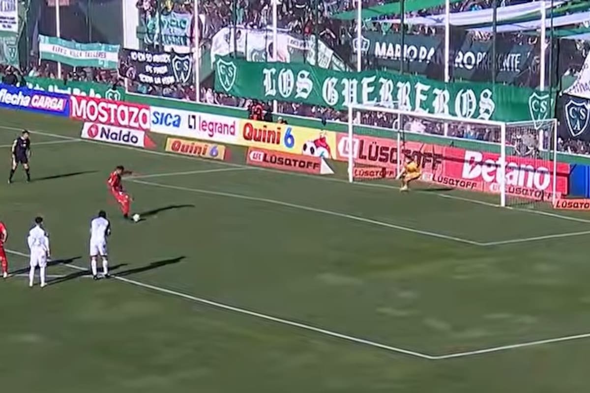 Lucas Paserini patea el penal en el último minuto y, esta vez, convertirá: el gol le servirá a Belgrano para rescatar un punto sobre el final en Junín.
