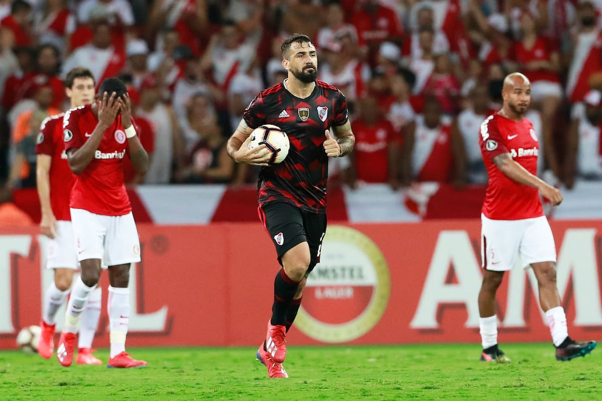 Lucas Pratto, autor del primer gol de River