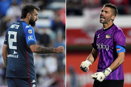 Lucas Pratto y Mariano Andújar, referentes de Vélez y Estudiantes, estarán frente a frente en el estreno de ambos cuadros por la Copa Libertadores de 2022, en La Plata.