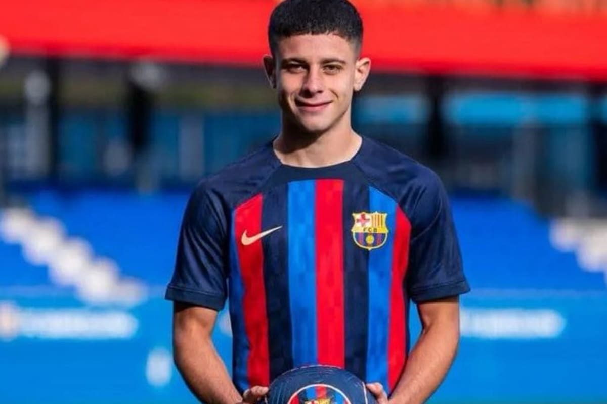 Lucas Román fue presentado en Barcelona y comenzó a entrenar con el equipo B, al mando del mexicano Rafael Márquez