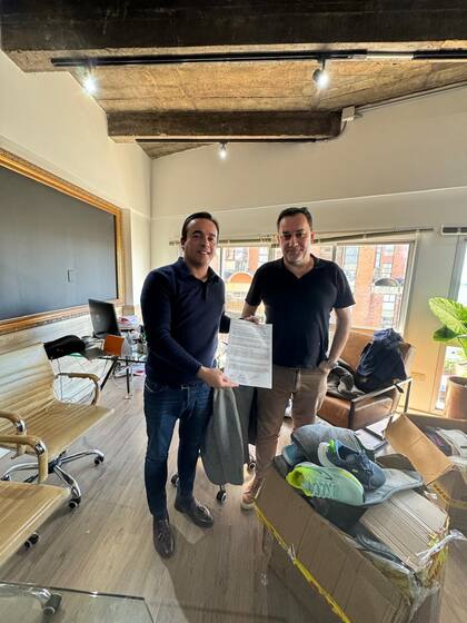 Lucas Talamoni, CEO de Blacksoil, junto a su socio Pablo Fernández