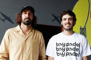Lucas Tepman y Matías Gandulfo, cofundadores de Bay Padel