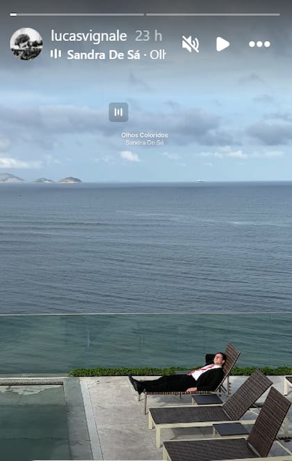 Lucas Vignale y Gaspi se encontraban en Río de Janeiro grabando contenido