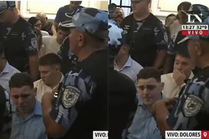 Lucas y Luciano Pertossi estallaron en llanto al conocer la sentencia