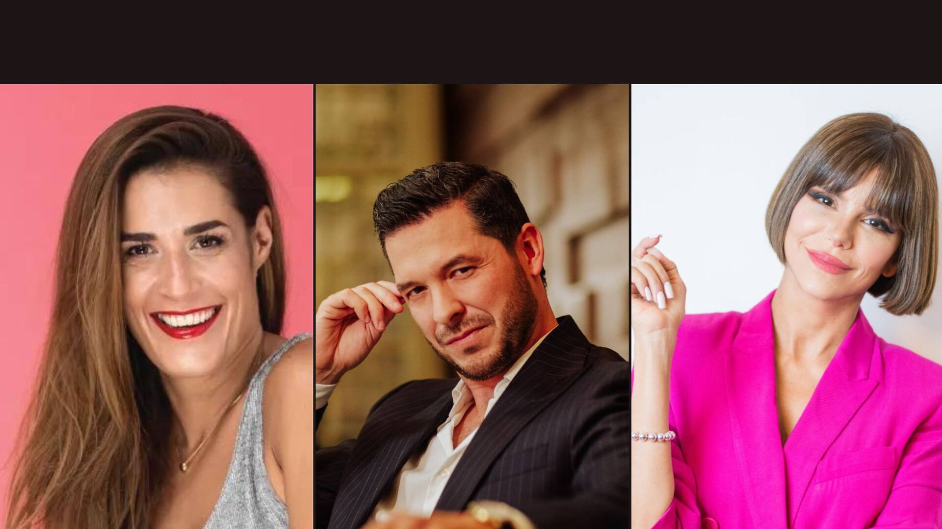 Luchi Numer, Jorge Lozano H y Daniela De Lucía.