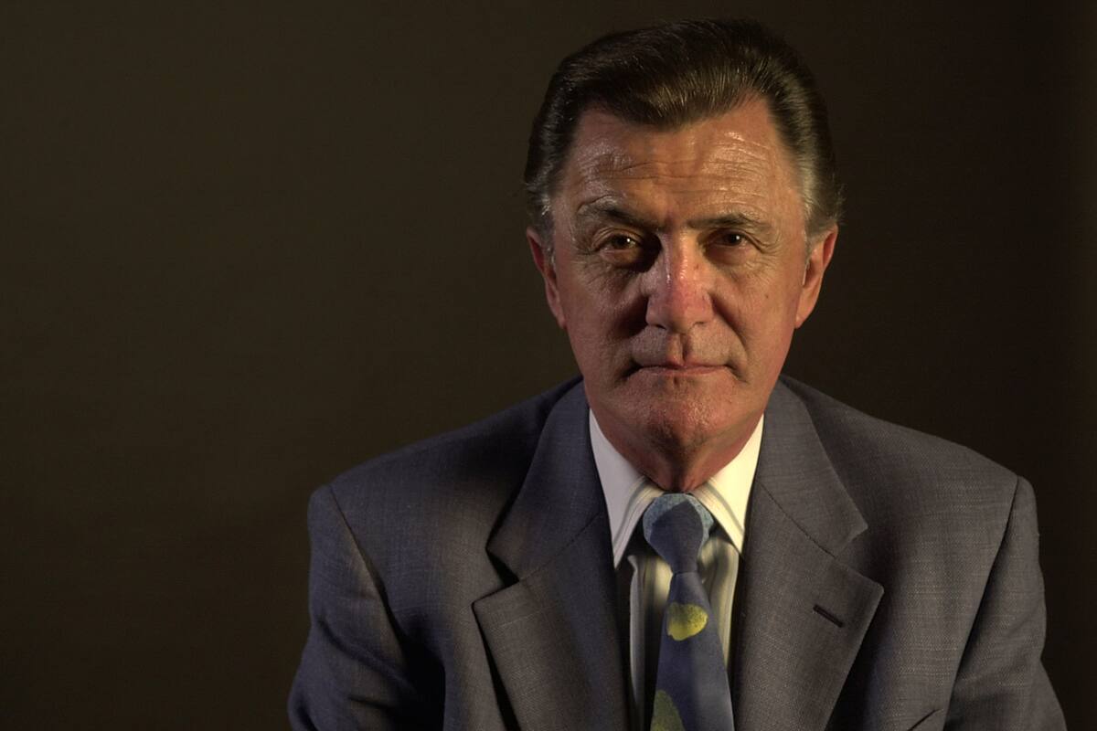 Lucho Avilés en julio de 2003, al momento de estrenar su programa de entrevistas "Convicciones"