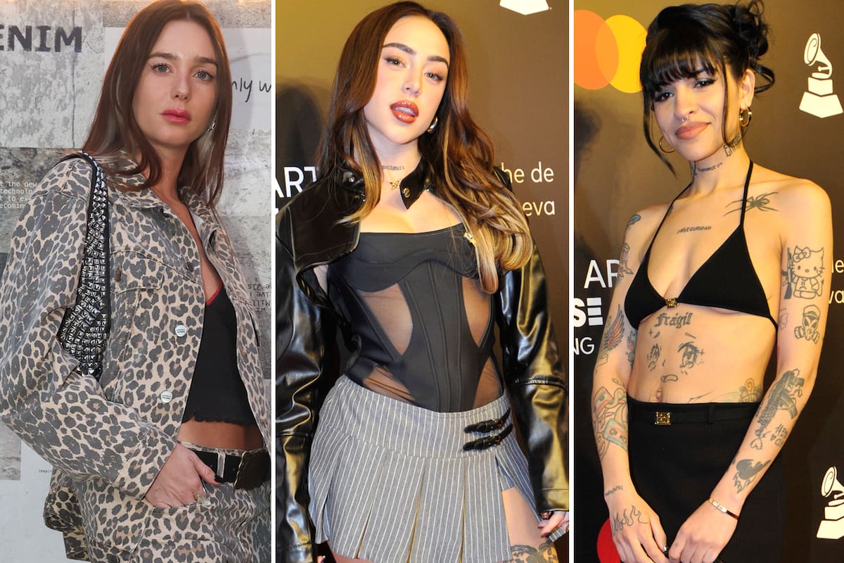 Lucía Celasco, Nicki Nicole y Cazzu, tres famosas que dijeron presente en diferentes eventos realizados esta semana