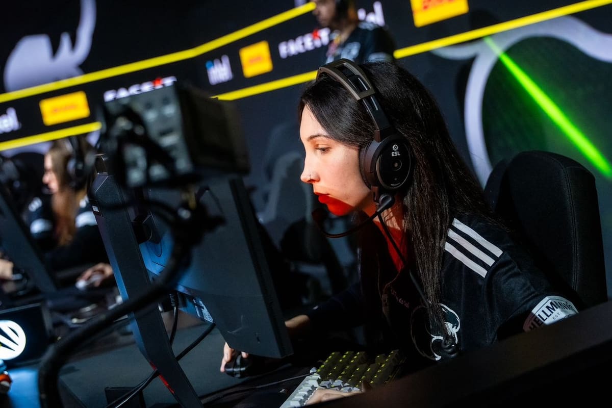 Lucía Dubra durante los playoffs de la ESL Impact League