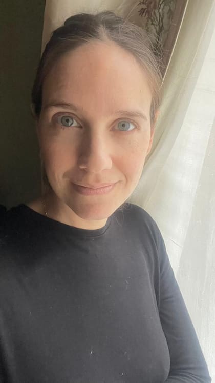 Lucía Fernández Núñez es emprendedora (33) y se vacunó con Sinopharm en el Luna Park.