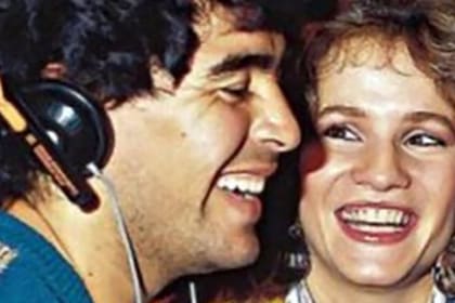 Lucia Galán y Diego durante el romance que tuvieron durante 1981