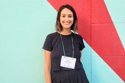 Lucía García Giacosa es la líder del proyecto Nemo, para ayudar a personas con problemas de visión a nadar sin limitaciones