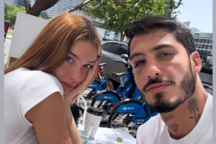 Lucía y Nicolás, en su primera foto juntos