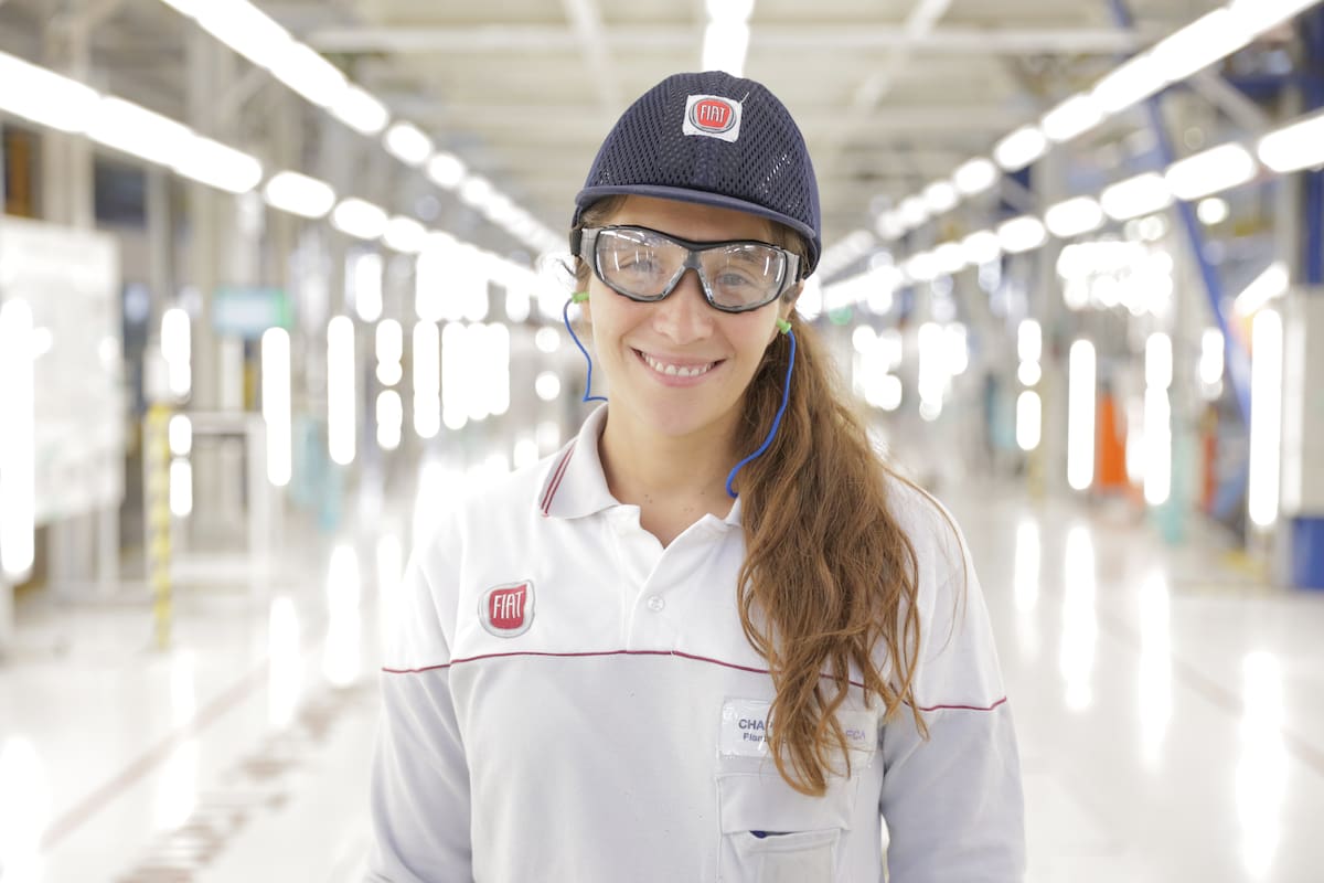 Luciana Bacic, responsable de producción de la unidad de chapistería de Fiat en Córdoba