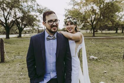Luciana Daima y Matías Vivo hicieron una micro boda en una estancia
