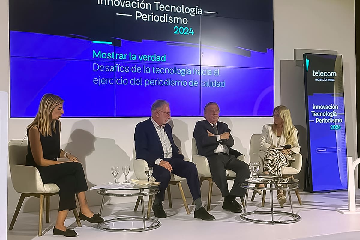 Luciana Geuna, Martin Baron, Ricardo Kirschbaum y Gail Scriven