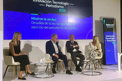 Luciana Geuna, Martin Baron, Ricardo Kirschbaum y Gail Scriven