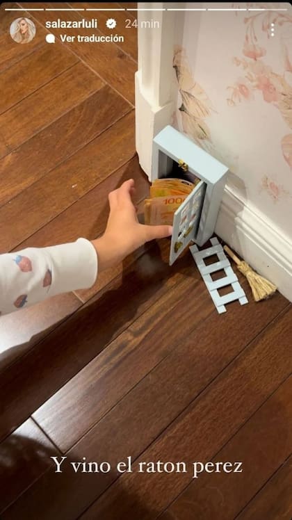 Luciana Salazar mostró el regalo para su hija
