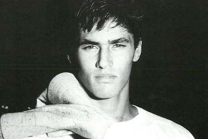 Luciano Szafir, en sus épocas de modelo