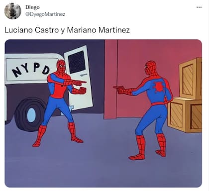 Luciano Castro desató una ola de memes (Foto: Twitter)
