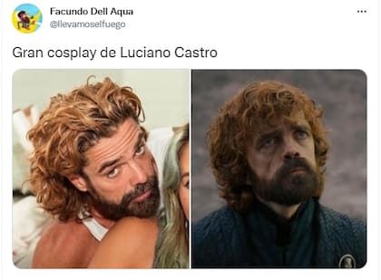 Luciano Castro desató una ola de memes (Foto: Twitter)