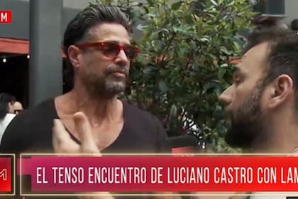 Luciano Castro incomodó al cronista de LAM (Foto: captura TV)