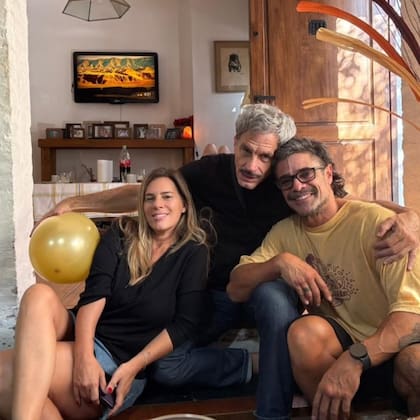 Luciano Castro junto con Rafael Ferro y Mey Scápola