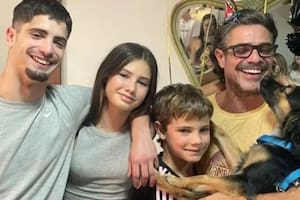 Luciano Castro volvió a encontrarse con sus hijos el pasado fin de semana