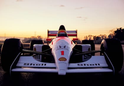 Luciano Crespi fue el doble de Ayrton Senna en las escenas de carreras de la miniserie sobre la vida del campeón brasileño de F1