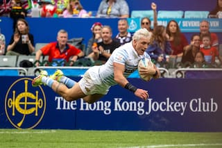 Los Pumas 7s, a los cuartos de final: de la jugada a lo “Lomu” a la increíble salvada de Isgró