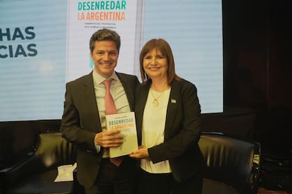 Luciano Laspina y Patricia Bullrich