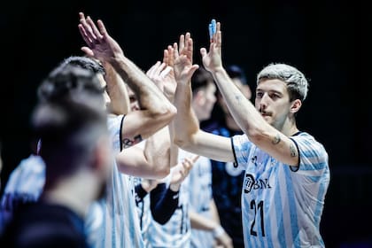 Luciano Palonsky fue el máximo anotador en la victoria de la Argentina, con 15 puntos